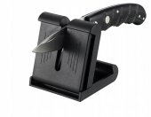 Ostrzałka ręczna do noży, kompaktowa, składana, czarna, VULKANUS Basic MSPB04BL